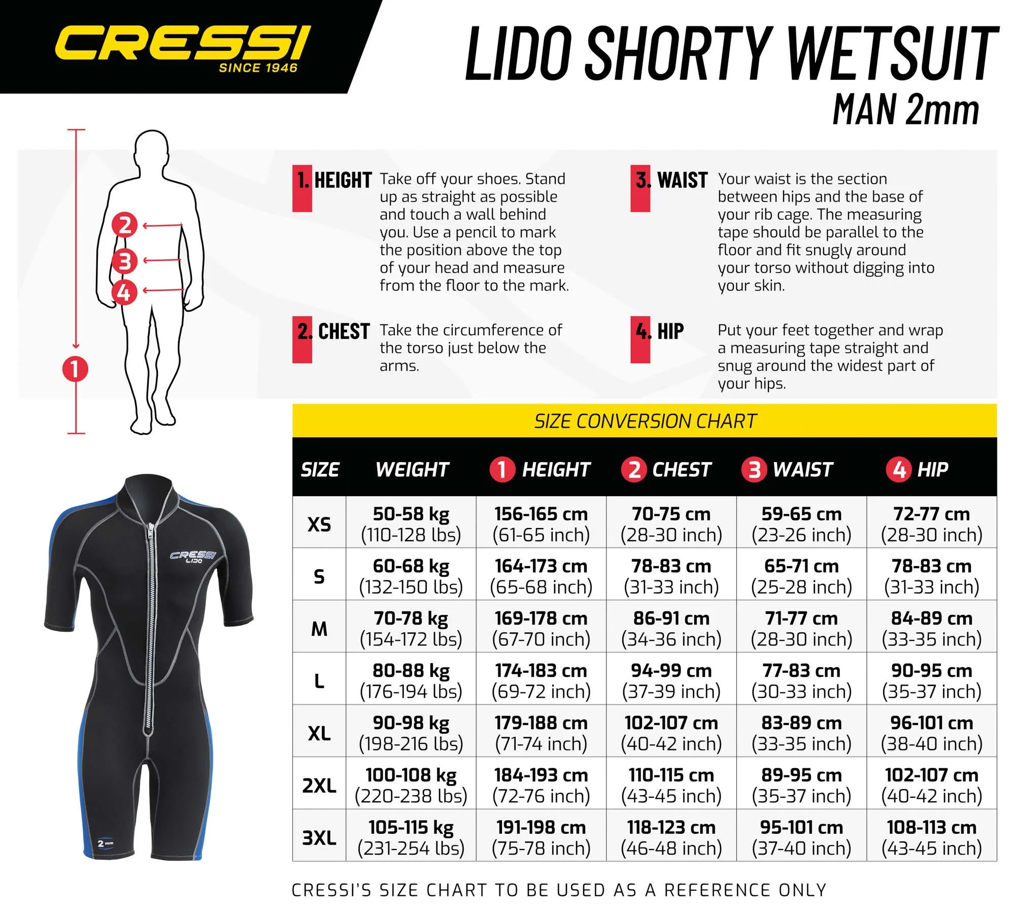Cressi LIDO shorty 2 mm - Image 7